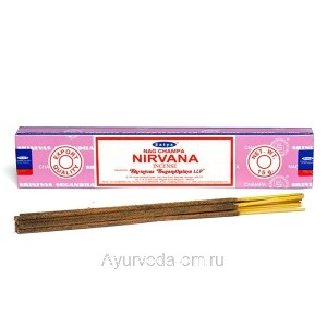Благовония натуральные Нирвана Сатья 15 гр. (Nirvana Satya) Индия